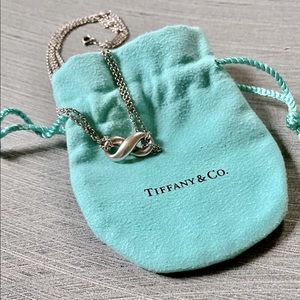 🤍Tiffany & Co. Infinity Double Chain Necklace